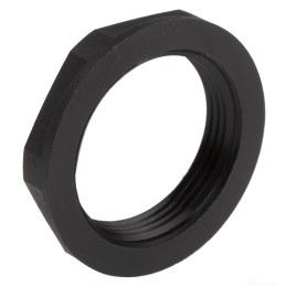 5 pcs - Lapp Black Fibreglass PA Cable Gland Locknut, PG21 Thread, IP68