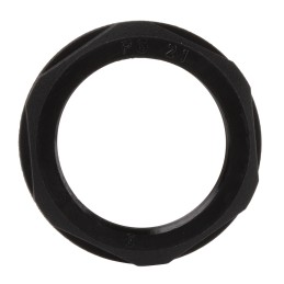 5 pcs - Lapp Black Fibreglass PA Cable Gland Locknut, PG21 Thread, IP68