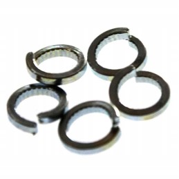 Spring washer m4 din127, white zinc