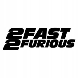 Sticker 2fast 2furious fast and furious 12 cm