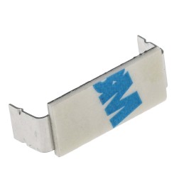 1 Bag of 100 - RS PRO Natural Aluminium Open Arm Clip, 10mm Max. Bundle