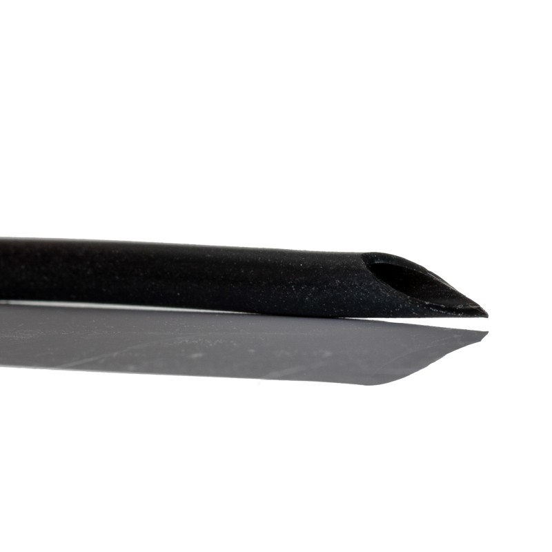 15 pcs - RS PRO Silicone Black Cable Sleeve, 1mm Diameter, 15m Length