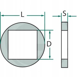 Welded ring br to 40 x 40 90 mm