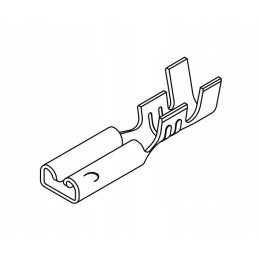 Slip-on cap 2 8x0 5 wire 0 5 1 0 tin-plated