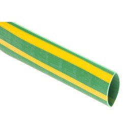 1 Bag of 1 - RS PRO Halogen Free Heat Shrink Tubing, Green 9.5mm Sleeve Dia. x 1.2m Length 2:1 Ratio