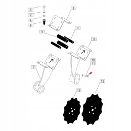 Hex head screw m12x20 mandam original