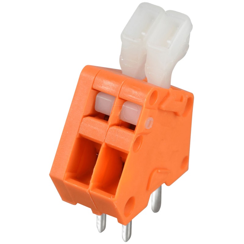 10 pcs - Wago PCB Terminal Block, 2.54mm Pitch, Through Hole Mount, Solder Termination