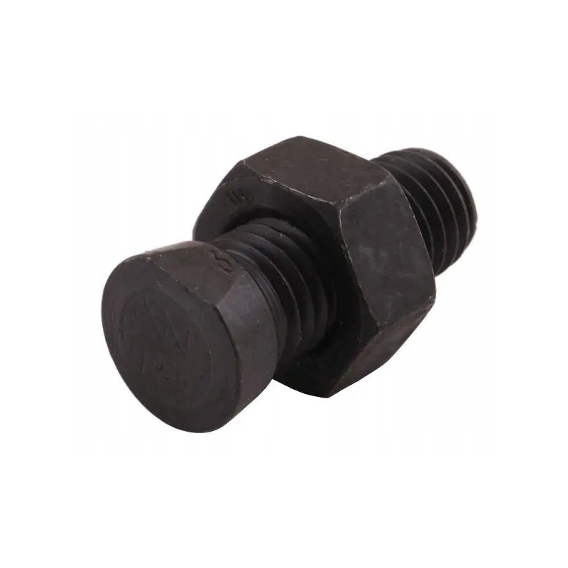 Screw set, oval, cut on one side, M14x