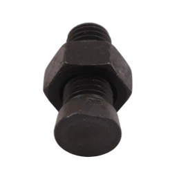 Screw set, oval, cut on one side, M14x