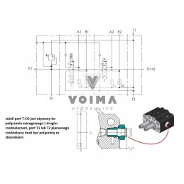 Hydraulic distributor for front loaders 2s