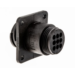 1 pcs - TE Connectivity Circular Connector, 9 Contacts, Panel Mount, Socket, Male, CPC Series 1 Series
