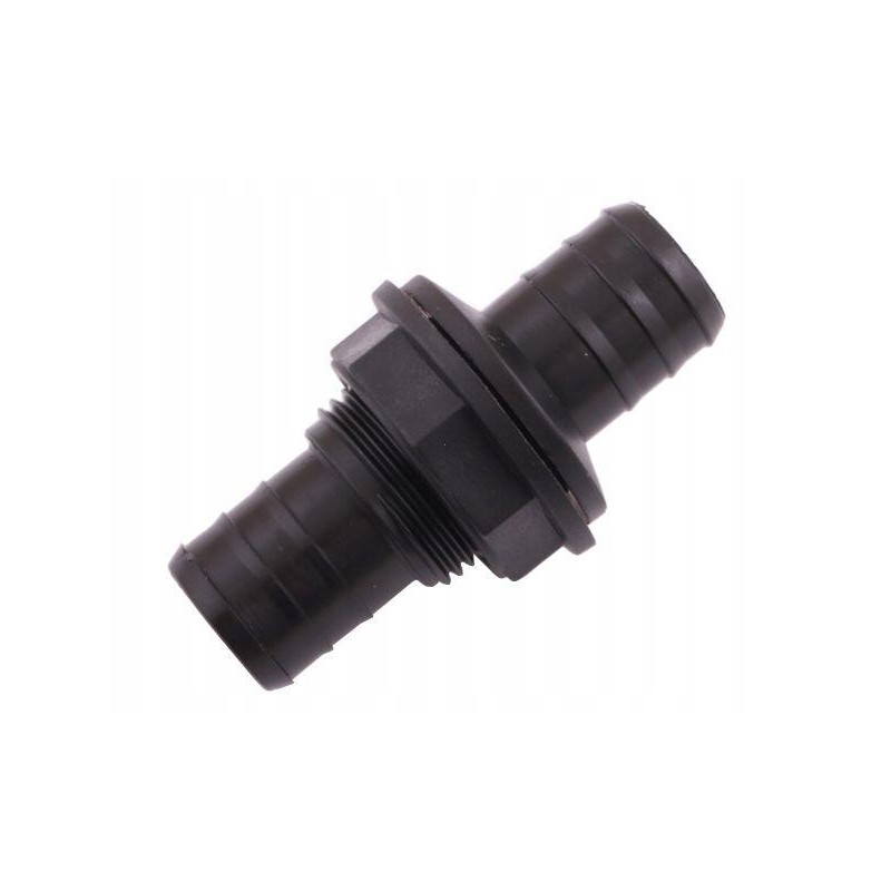 Straight wall connector with nut 1 for hose 25 arag rm 108425