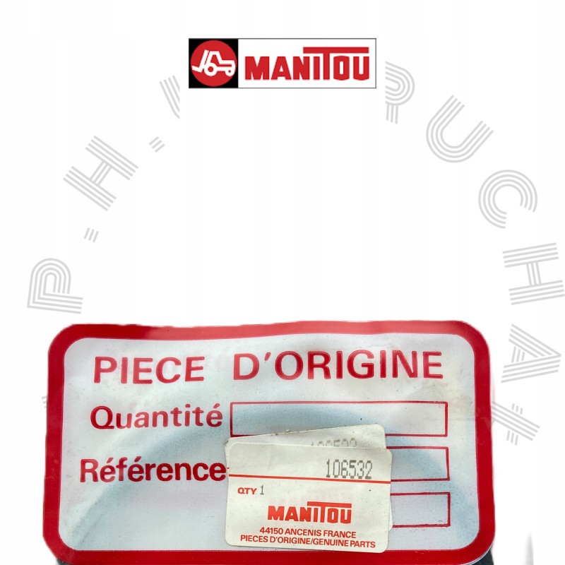 Manitou 106532 O-ring, gear reduction cover, seal