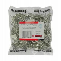 F 2 5 female slip-on socket with fz hook, tin-plated