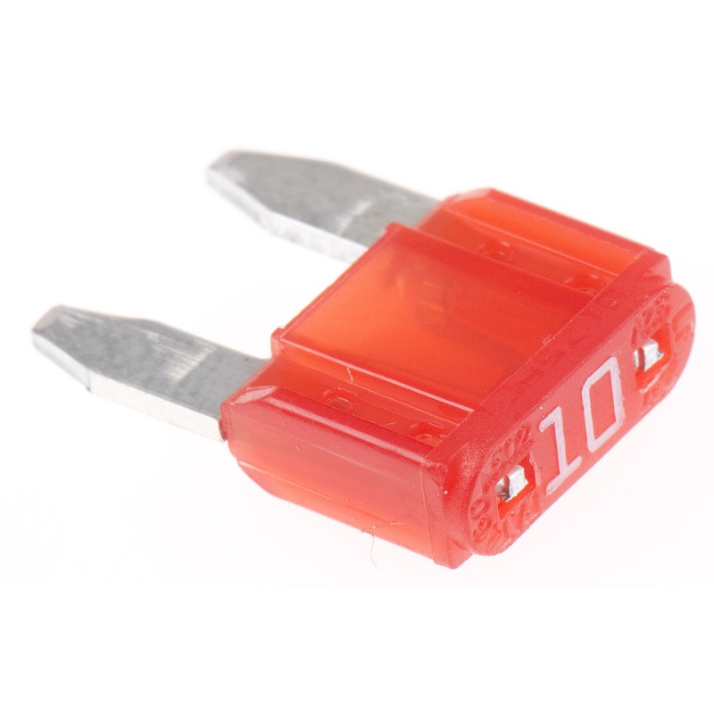 50 pcs - Littelfuse 10A Red Blade Car Fuse, 32V dc