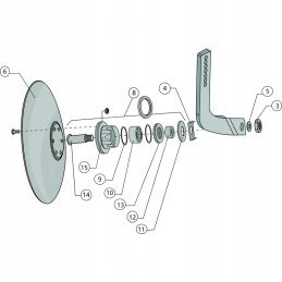 Lemken support plate oe 25 x 35 x 2 mm carat