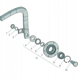 Lock nut m12 lemken m12 mm