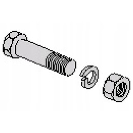 Rb1025b screw nut m10x25