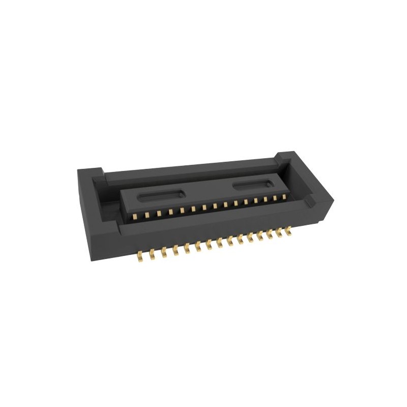 10 pcs - Amphenol Communications Solutions BergStak Series PCB Mount PCB Connector, 30-Contact, 2-Row, 0.4mm Pitch, Pin