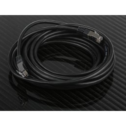 1 pcs - RS PRO Cat6 Male RJ45 to Male RJ45 Ethernet Cable, S/FTP, Black PVC Sheath, 5m
