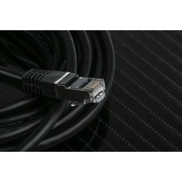 1 pcs - RS PRO Cat6 Male RJ45 to Male RJ45 Ethernet Cable, S/FTP, Black PVC Sheath, 5m