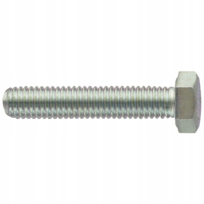 Hexagonal screw, galvanized, M8x40, class 8, 8 din, 933