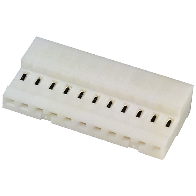 1 pcs - TE Connectivity 18-Way IDC Connector Socket for Cable Mount, 1-Row