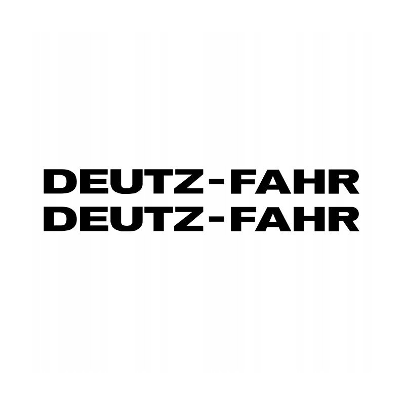 Deutz Fahr stickers, tractor, combine, 12 cm