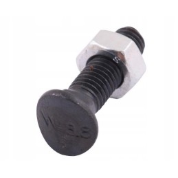 Half-round coulter screw set m10x30 mm, class 8-8