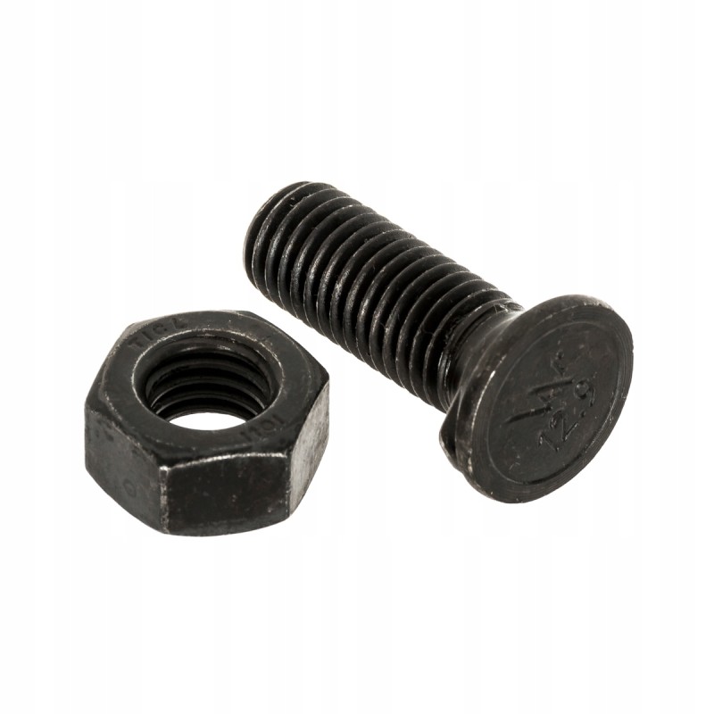 2-nose screw, m12x35mm 12 9, with nut