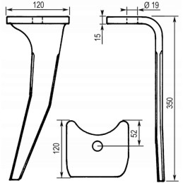 Left harrow tooth cultimix rh92l 6575300 for amazon