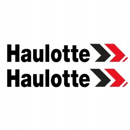 Haulotte stickers, aerial lift 12 cm