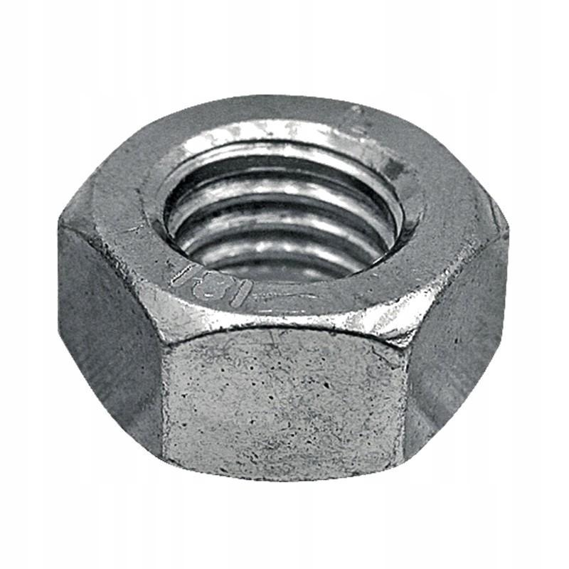 Hexagonal nut m8 x 1 for a tiller