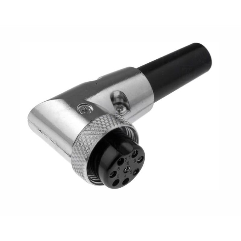 1 pcs - RS PRO Circular Connector, 8 Contacts, Cable Mount, Miniature Connector, Plug, Female