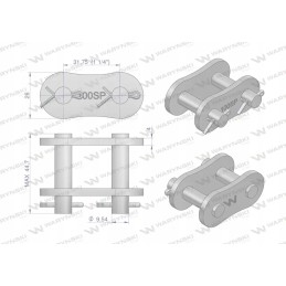 Chain lock z100sp r1 1 1 4 Warynski sold