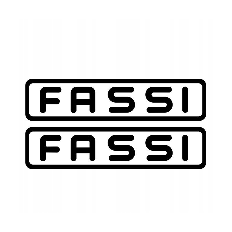 Fassi stickers ski lift crane crane hds 12 cm