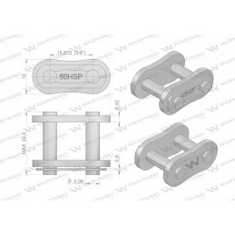 Warynski reinforced z50sp chain lock