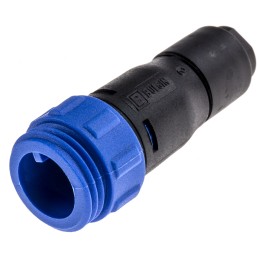 1 pcs - Bulgin Circular Connector, 2 Contacts, Cable Mount, Miniature Connector, Plug, Male, IP68, Buccaneer 400 Series