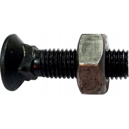 Conical screw with square support m12x80 12 9