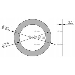 Spacer pad 25x35x0 5 rotary mower