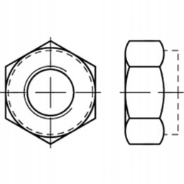 Stopmutter din 985 m14 kuhn 14 mm