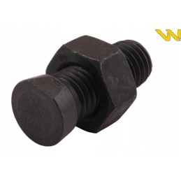 Screw set, oval, cut on one side, M14x