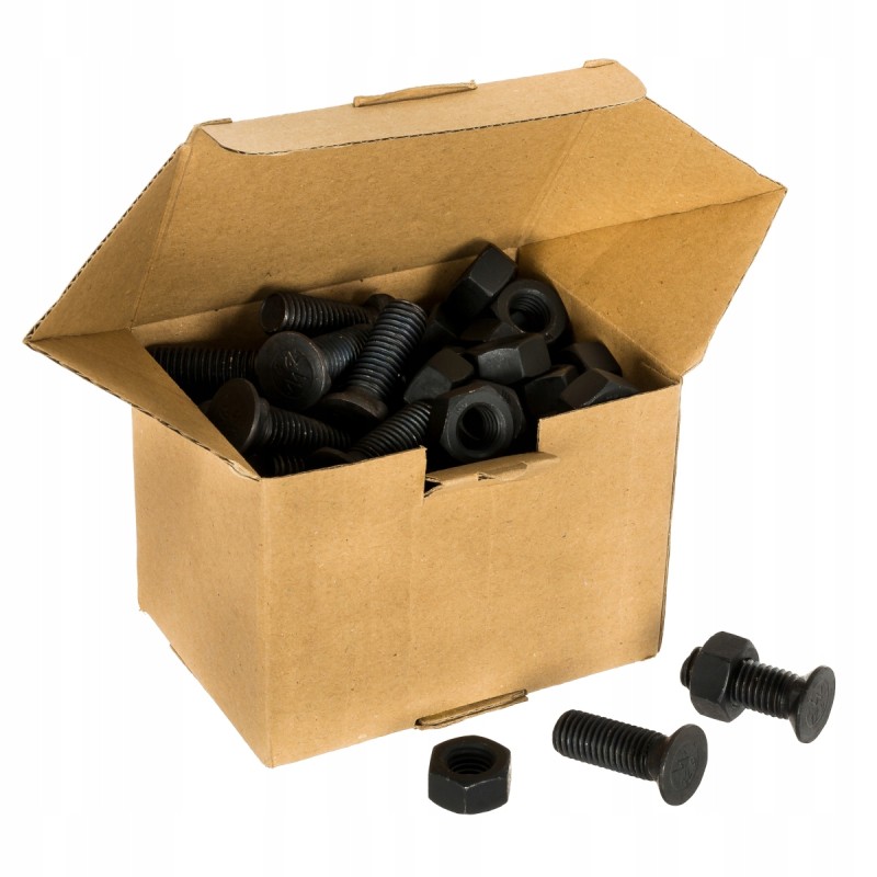 Plug screw M12x35mm, two-nose, class 12 9, 25 pcs