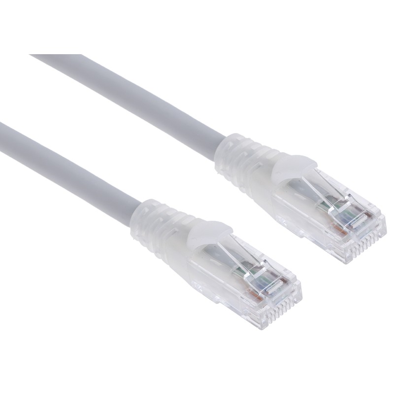 1 pcs - RS PRO Cat6 Male RJ45 to Male RJ45 Ethernet Cable, U/UTP, Grey LSZH Sheath, 2m