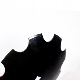 Serrated plate 460x3 5mm square with 9 steel in