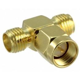 1 pcs - RF Solutions Right Angle 50Ω RF Adapter SMA Plug to SMA Socket