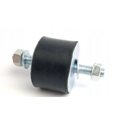 Metal and rubber cushion 40x30 m8