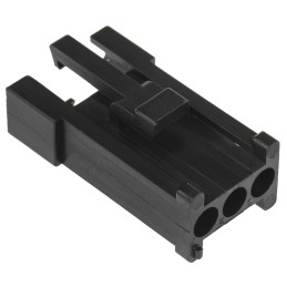 10 pcs - ITT Cannon, Trident Male Connector Housing, 5.08mm Pitch, 3 Way, 1 Row