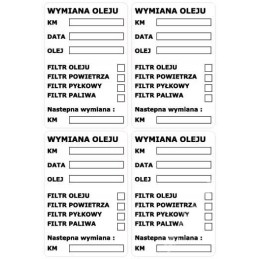 Oil filter service light