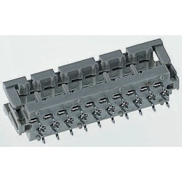 1 pcs - TE Connectivity 16-Way IDC Connector Plug for Cable Mount